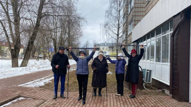 Первые занятия успешно прошли в клубе «Активное долголетие» в Тучково
