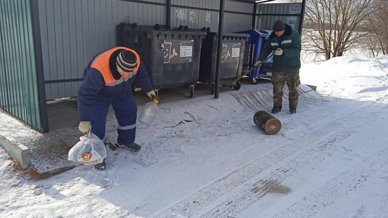 В Рузском округе убирают мусор