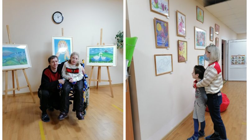 В тучковском отделении реабилитации открылась выставка