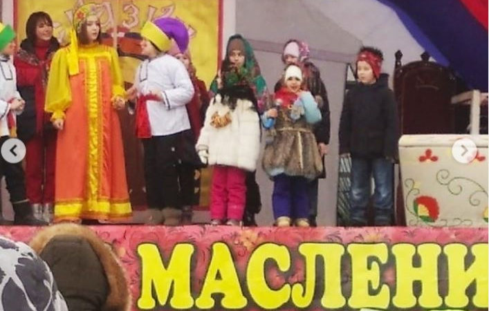 Колюбакинцы весело простились с зимой