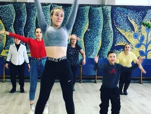 Космодемьянцы делали гимнастику