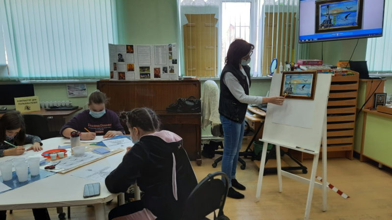 Для юных тучковцев провели виртуальное путешествие в Крым