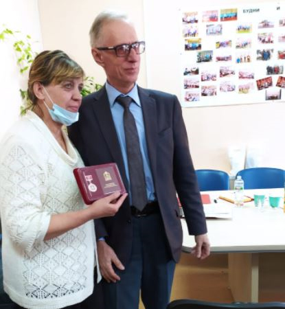 Активистам Рузского отделения общества слепых вручили медали