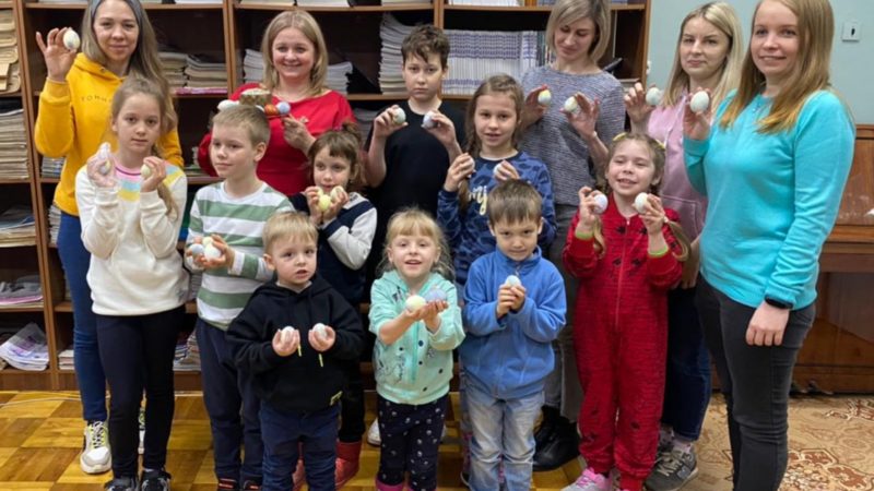 Маленькие ружане готовятся к Пасхе