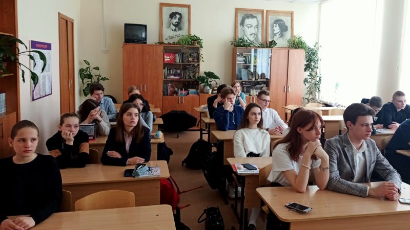 В рузской школе прошел час памяти