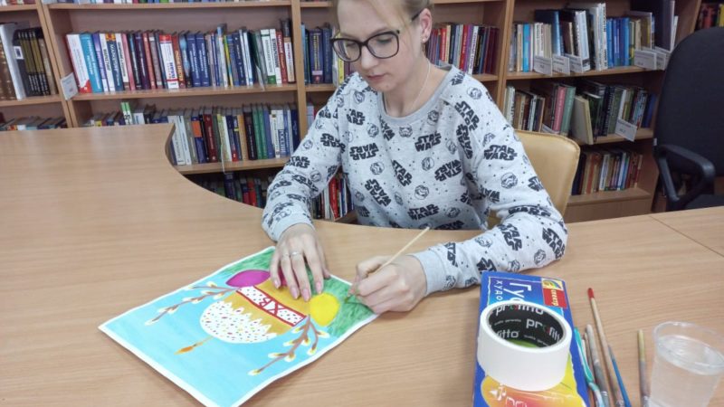 В Рузской библиотеке прошел пасхальный мастер-класс