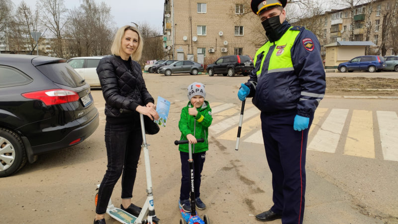 Рузским водителям и пешеходам напоминают ПДД