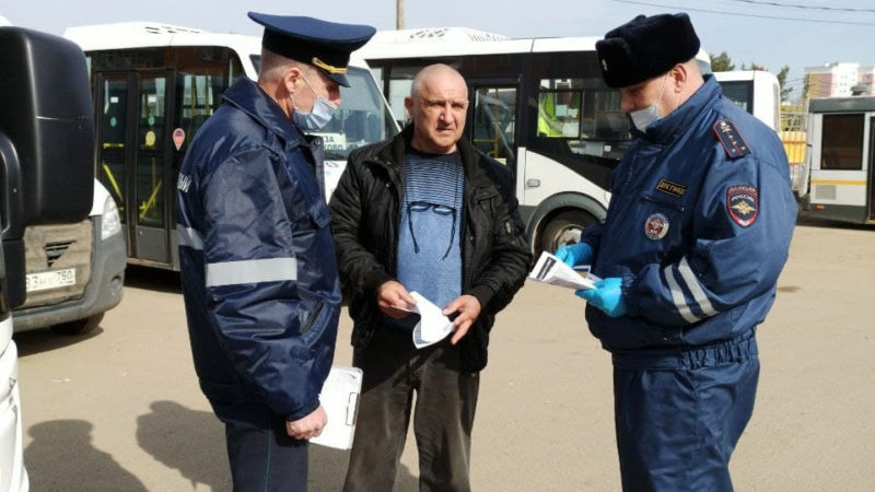 В Рузском округе проверили пассажирские автобусы на маршруте №21