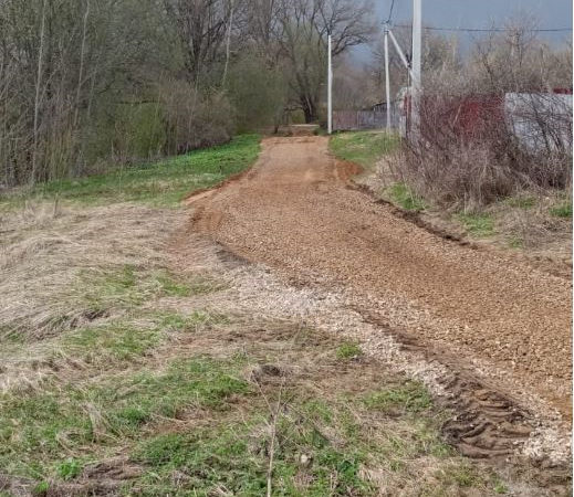 В Рузском округе грейдируют дороги и латают ямы