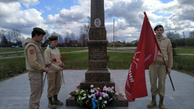 Кожинские юнармейцы побывали в Петрищево