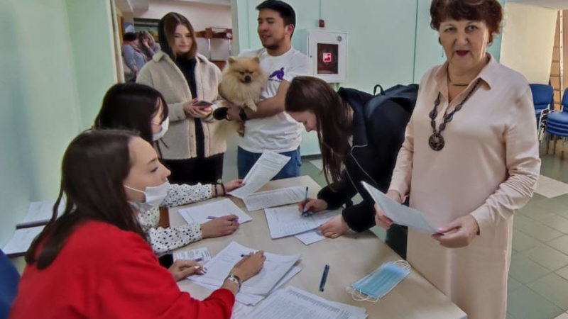 В Рузском округе голосовала молодежь
