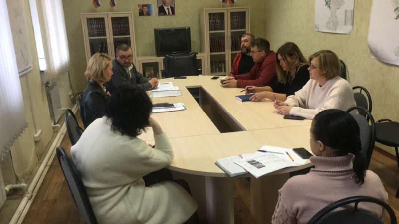 В Тучково провели совещание по благоустройству воинских захоронений