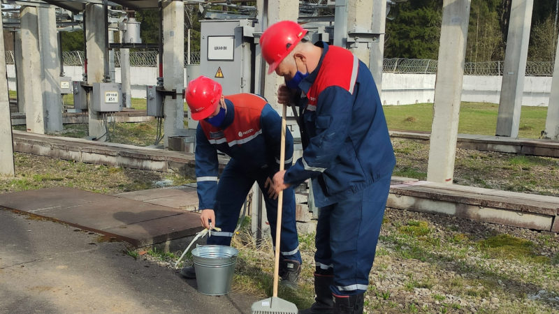 Рузские энергетики навели чистоту на закрепленных территориях