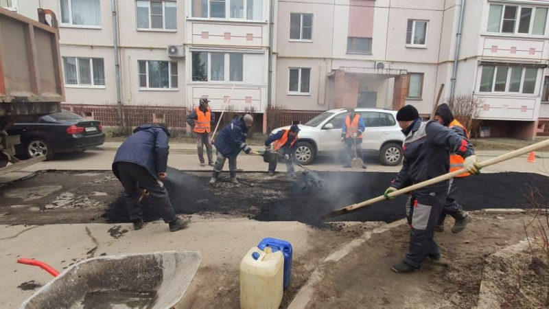 В Рузском округе ликвидируют ямы во дворах