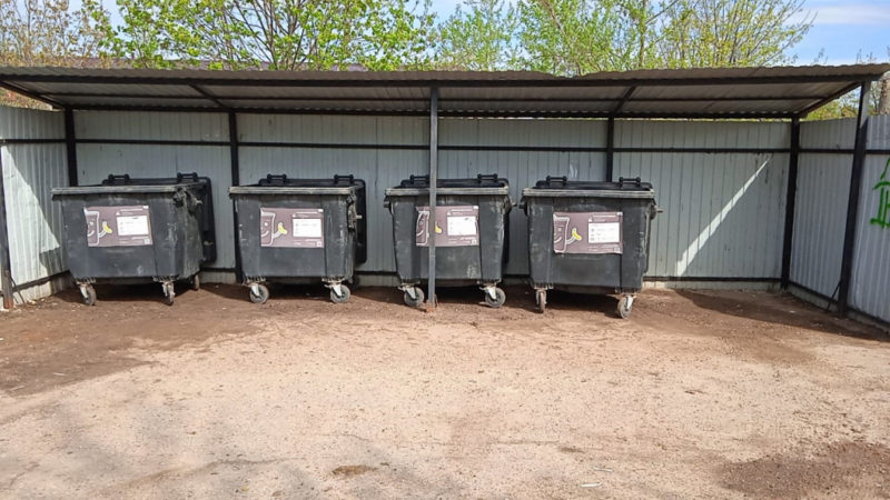 В Рузском округе наводят чистоту на контейнерных площадках