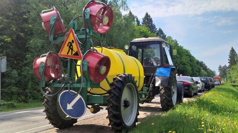 В Рузском округе на землях сельхозназначения уничтожают борщевик