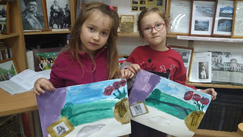 Ружане рисуют мирное время