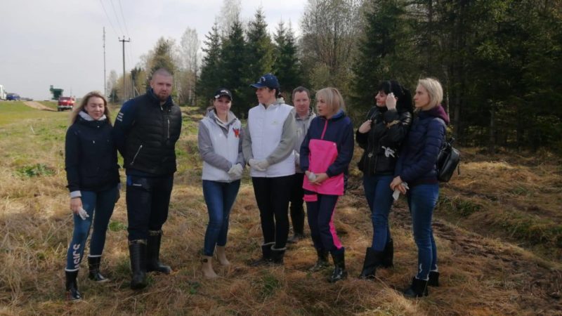 Ружане сажают «Лес Победы»