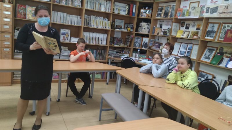 Тучковцы читали рассказы Кассиля