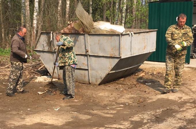 В Рузском округе убирают мусор