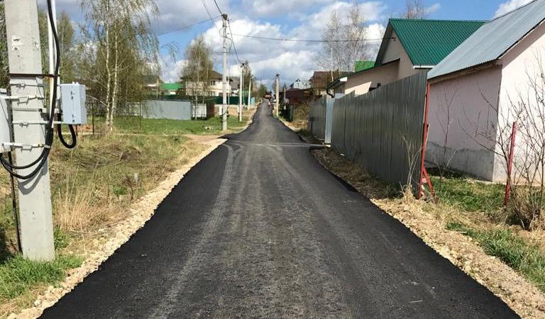 В Рузском округе ремонтируют дороги