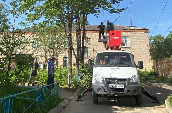 В Рузском округе приводят в порядок зеленые насаждения