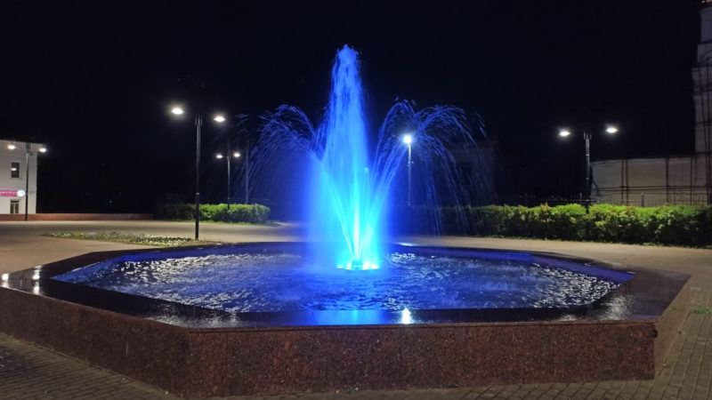 В Рузе обновили оборудование фонтана