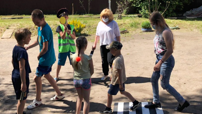 Старониколаевцы повторили ПДД