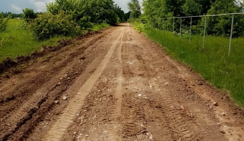 В Рузском округе грейдируют дороги