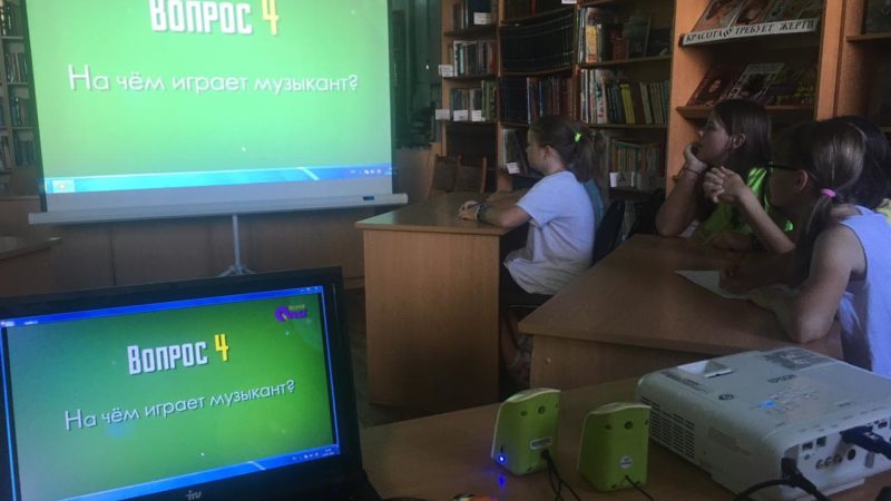 Интеллектуальную игру провели в Рузской библиотеке