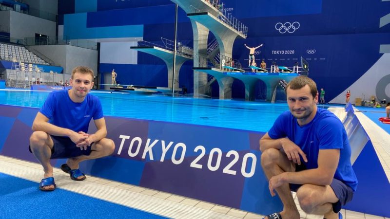 Спортсмены из Рузского округа в составе олимпийской сборной России по прыжкам в воду