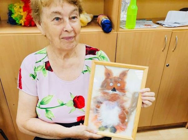 Рузские пенсионеры делали необычные картины