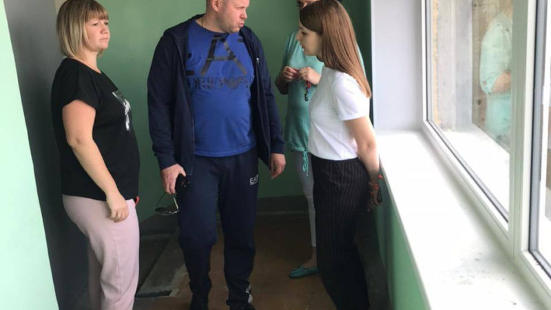 В Рузском округе контролируют качество ремонта подъездов