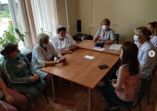 Депутат Мособлдумы обсудила проблемы с сотрудниками  Колюбакинской поликлиники