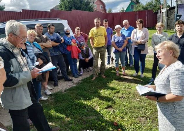 Татьяна Сердюкова  обсудила проблемы с жителями Крюково