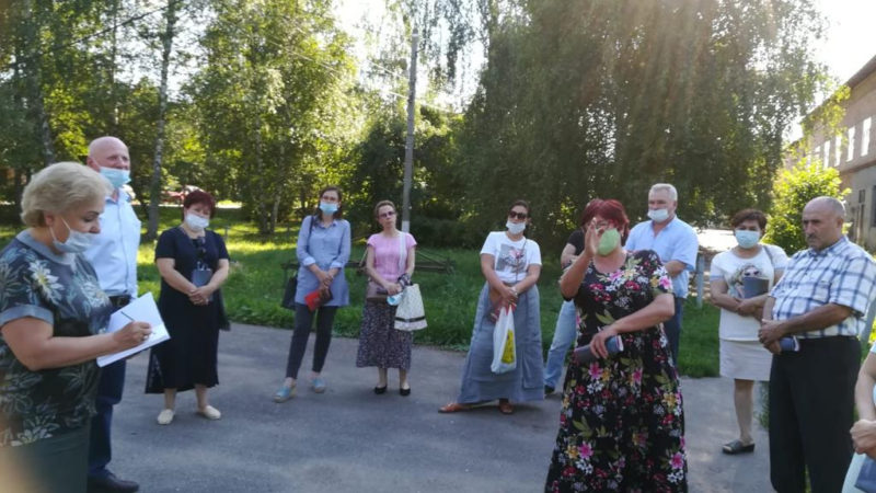 Татьяна Сердюкова побеседовала с сытьковчанами