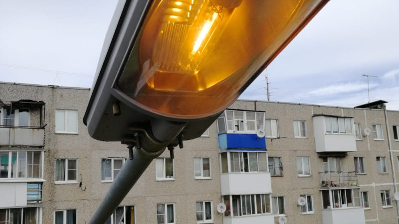 В Рузском округе ремонтируют фонари