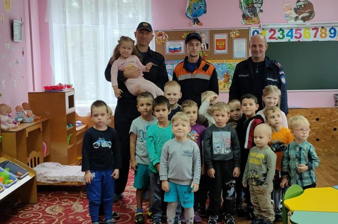 Юным лидинцам рассказали о пожарной безопасности