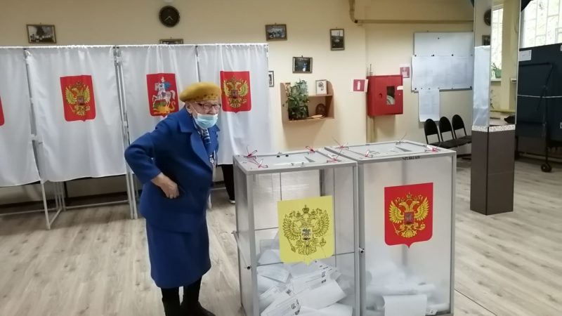 Проголосовала 93-летняя ружанка