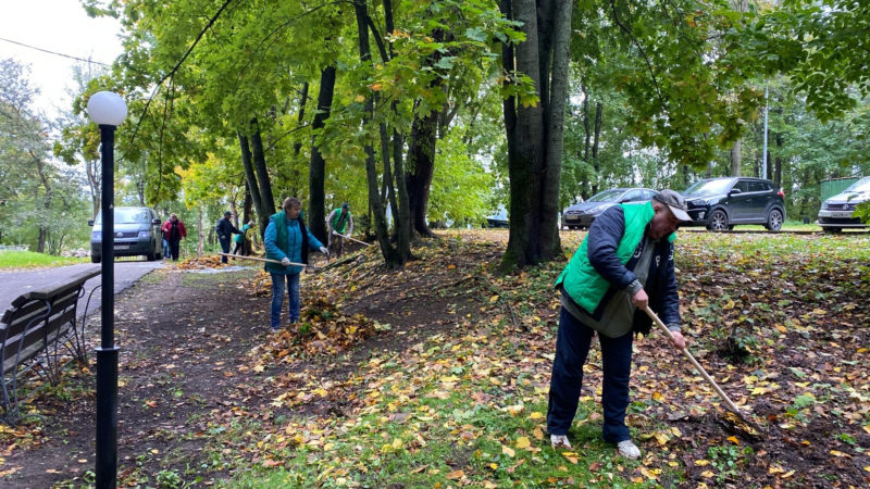 Городок привели в порядок