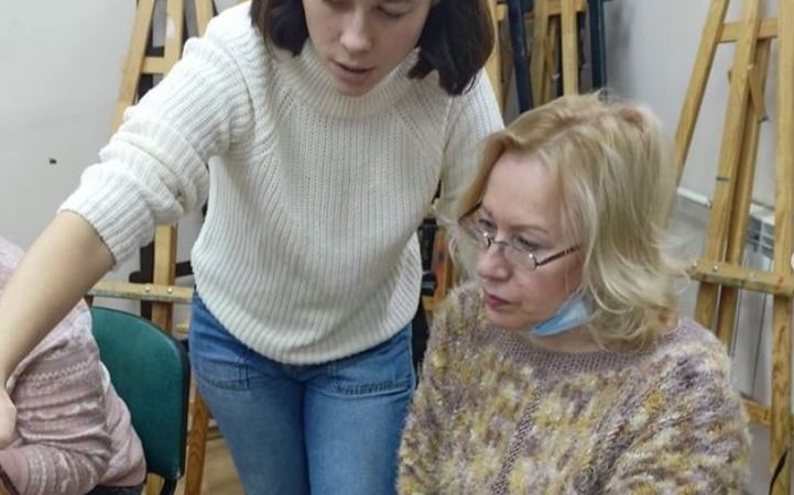 Рузские пенсионеры рисуют