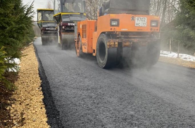 В Скирманово завершается ремонт дорог