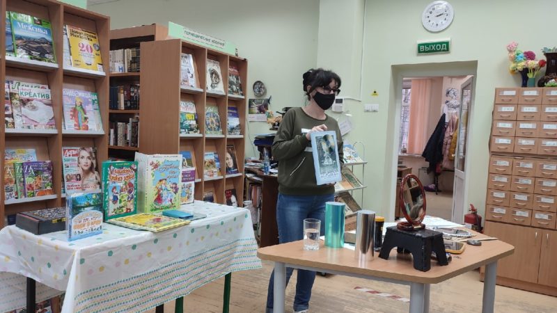 В Тучковской библиотеке прошло занятие кружка