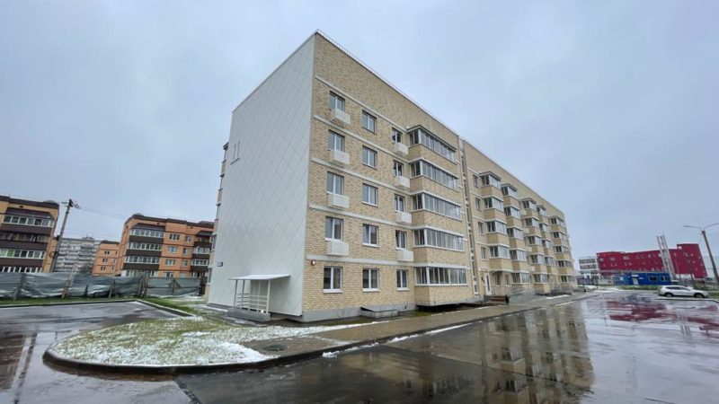 В Тучково построили жилой дом