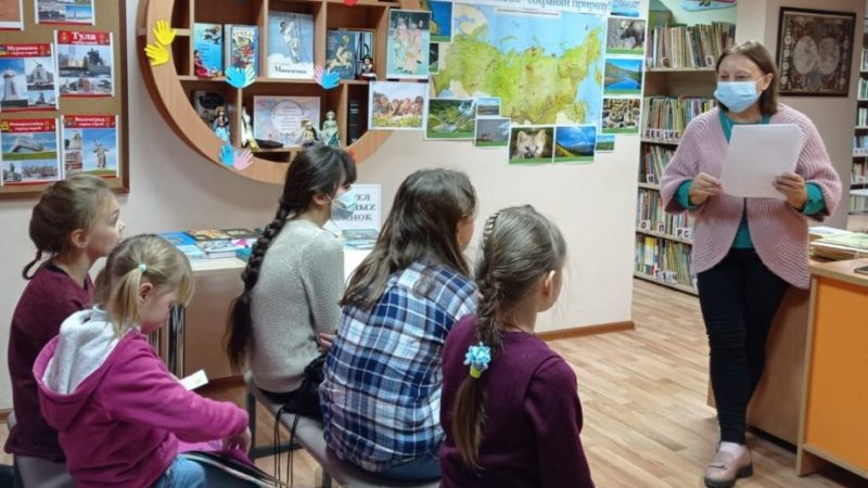 В Тучковской библиотеке развлекались дети и взрослые