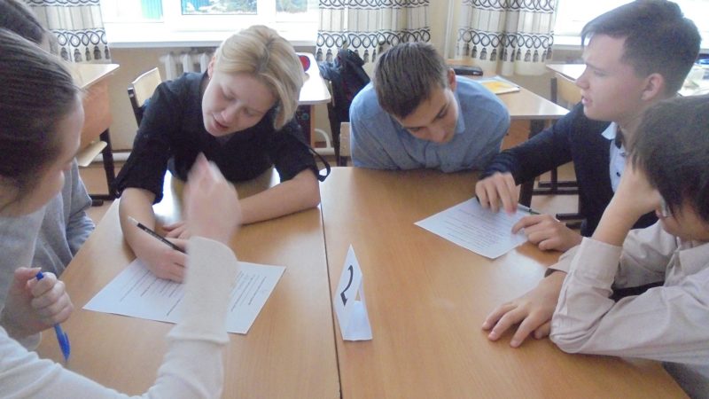 Учащиеся Старорузской школы участвовали в интеллектуальной игре