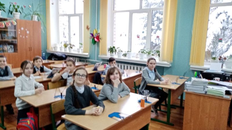 Учащиеся рузской школы приняли участие в тематических часах