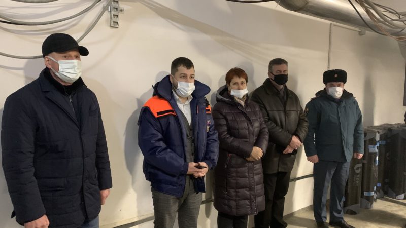 В Рузе проверили ход работ на очистных сооружениях