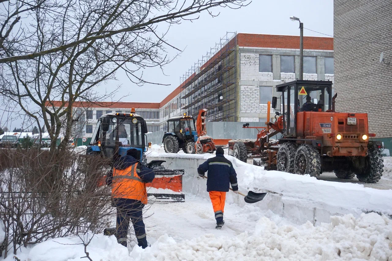 В Рузском округе уборка снега – под контролем - РузаРИА - Новости Рузского  городского округа. Фото и видео