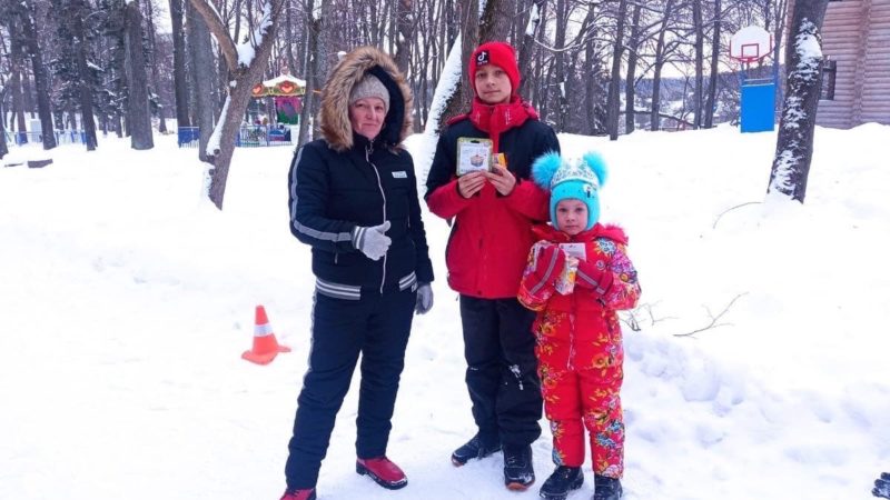 На Городке прошел «Рождественский забег»